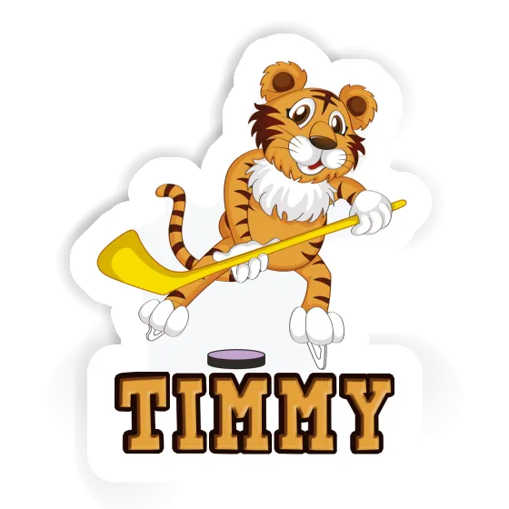 Aufkleber Eishockeyspieler Timmy Image