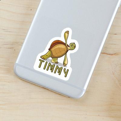 Timmy Sticker Yoga Turtle Notebook Image