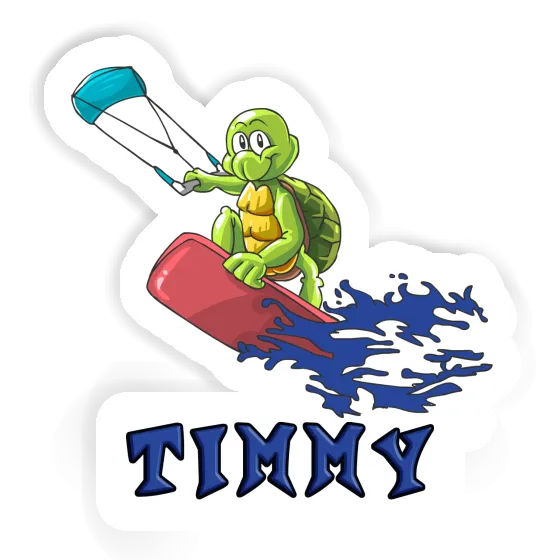 Timmy Sticker Kitesurfer Notebook Image