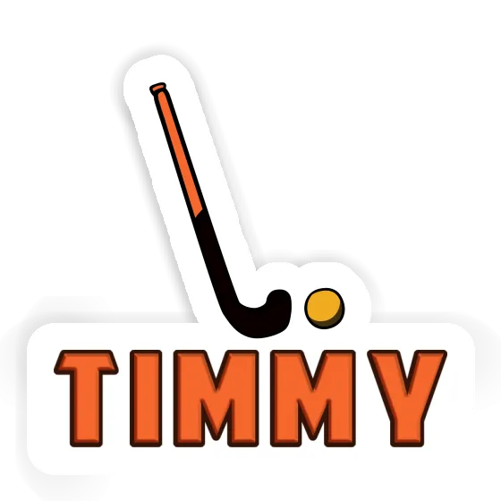 Sticker Timmy Floorball Stick Notebook Image