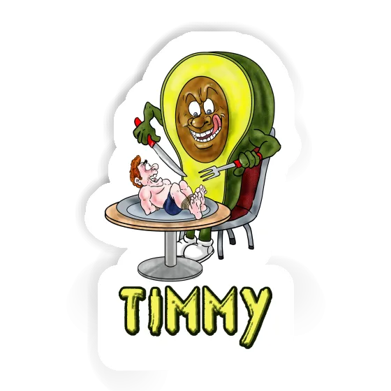 Sticker Timmy Avocado Laptop Image