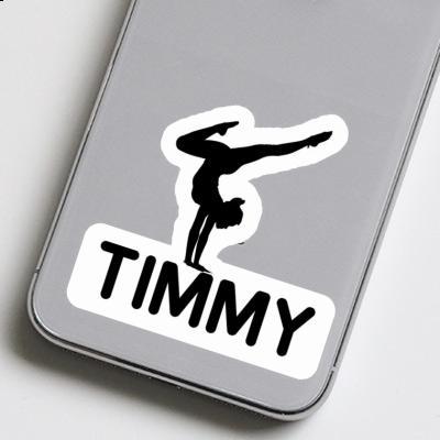 Femme de yoga Autocollant Timmy Gift package Image