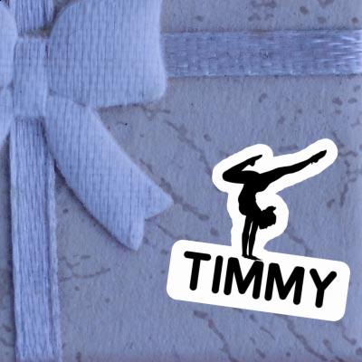 Femme de yoga Autocollant Timmy Gift package Image