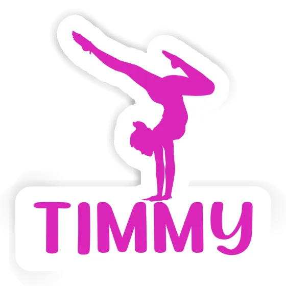 Autocollant Femme de yoga Timmy Gift package Image