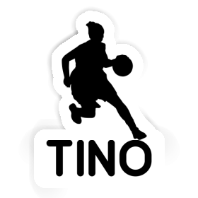Tino Aufkleber Basketballspielerin Image
