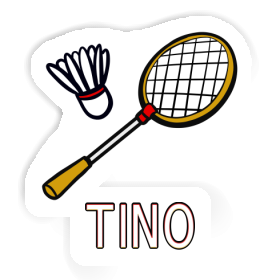 Autocollant Raquette de badminton Tino Image