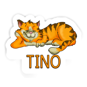 Sticker Tino Chilling Cat Image
