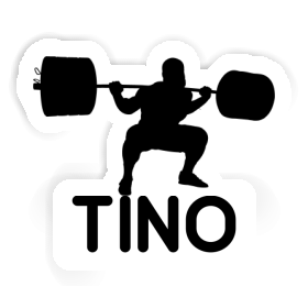 Autocollant Haltérophilie Tino Image