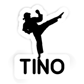Karateka Aufkleber Tino Image