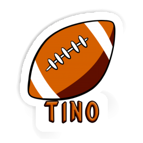Tino Autocollant Ballon de rugby Image