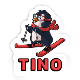 Skier Sticker Tino Image