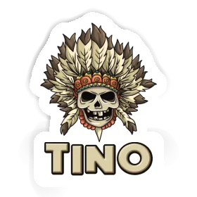 Tino Autocollant Enfants tête de mort Image