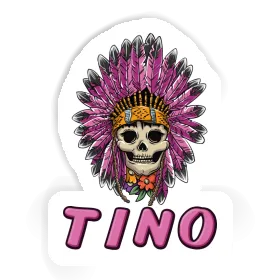 Tino Autocollant Femmes Tête de mort Image