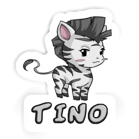 Autocollant Tino Zèbre Image