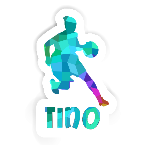 Sticker Basketballspielerin Tino Notebook Sticker Basketballspielerin Tino Gift package Image