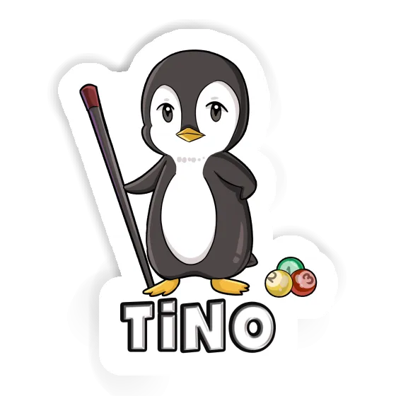 Sticker Tino Billiards Player Laptop Image