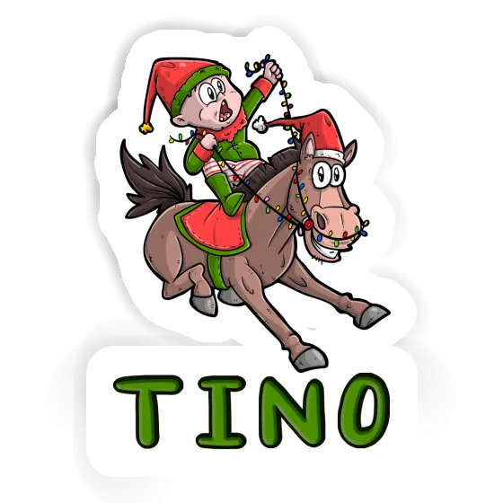Autocollant Cheval de Noël Tino Notebook Autocollant Cheval de Noël Tino Notebook Image