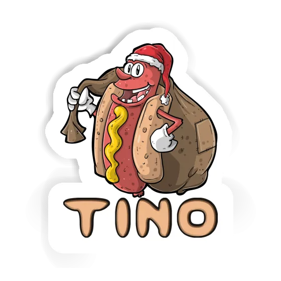 Weihnachts-Hotdog Sticker Tino Laptop Weihnachts-Hotdog Sticker Tino Laptop Image
