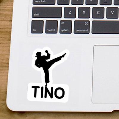 Karateka Aufkleber Tino Notebook Image