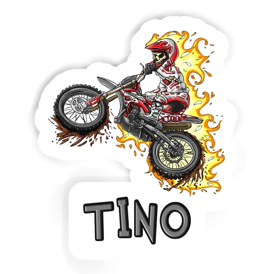 Aufkleber Motocrosser Tino Notebook Image
