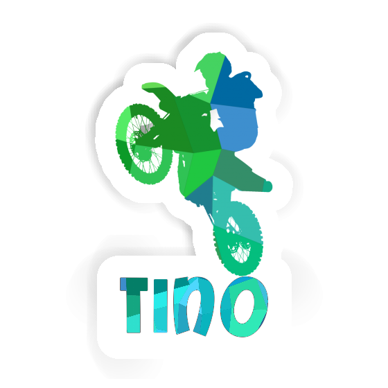 Tino Autocollant Motocrossiste Laptop Tino Autocollant Motocrossiste Laptop Image