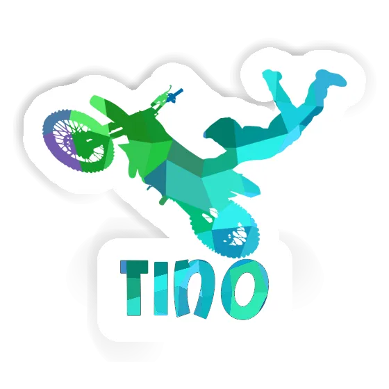 Tino Autocollant Motocrossiste Image