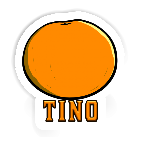 Tino Autocollant Orange Laptop Tino Autocollant Orange Laptop Image