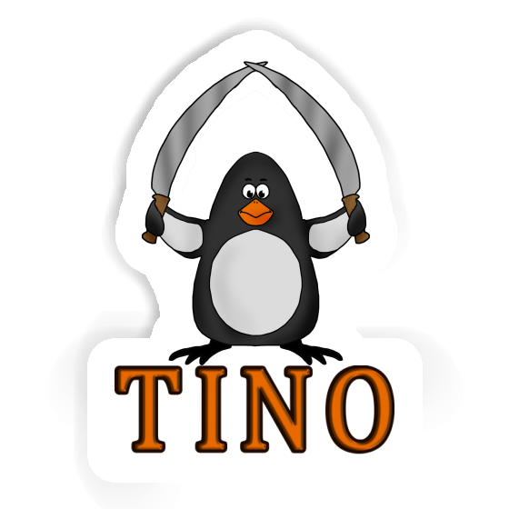 Pingouin de combat Autocollant Tino Notebook Pingouin de combat Autocollant Tino Gift package Image