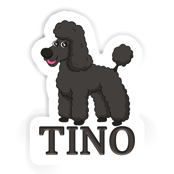 Tino Autocollant Caniche Laptop Tino Autocollant Caniche Laptop Image