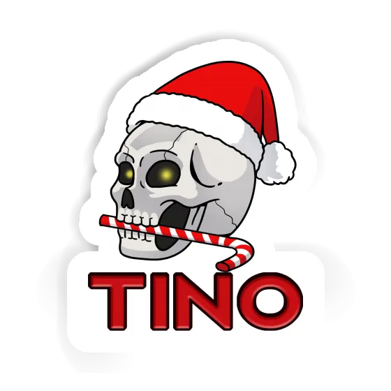 Sticker Christmas Skull Tino Notebook Image