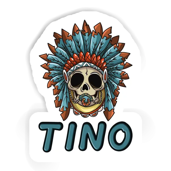 Bébé tête de mort Autocollant Tino Notebook Bébé tête de mort Autocollant Tino Gift package Image