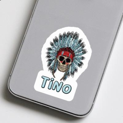 Sticker Indian Skull Tino Notebook Sticker Indian Skull Tino Gift package Image