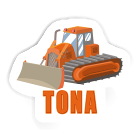 Sticker Excavator Tona Image