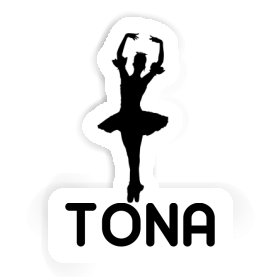 Tona Autocollant Ballerine Image