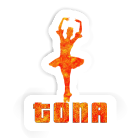 Tona Sticker Ballerina Image