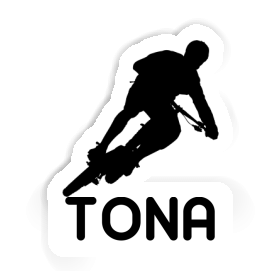 Tona Autocollant Vététiste Image