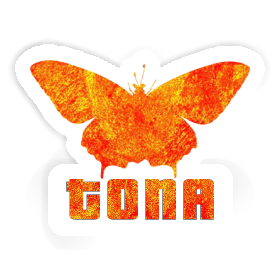 Sticker Tona Butterfly Image