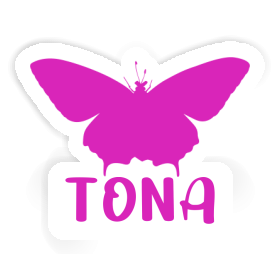 Sticker Butterfly Tona Image