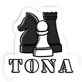 Tona Autocollant Pièce d'échec Image