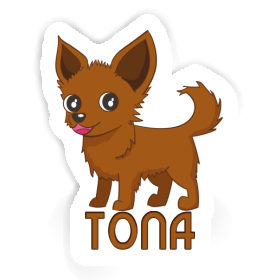 Chihuahua Sticker Tona Image