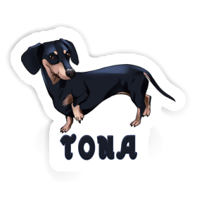 Dachshund Sticker Tona Image