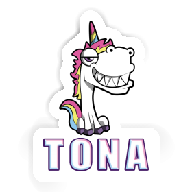 Autocollant Tona Licorne grinçante Image