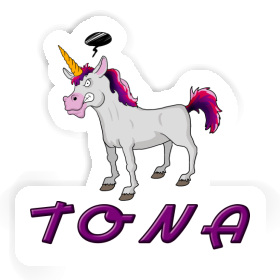 Tona Aufkleber Einhorn Image