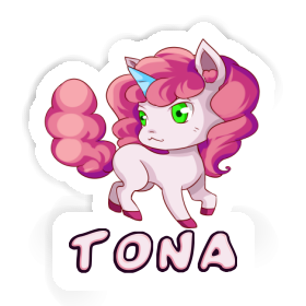 Sticker Unicorn Tona Image