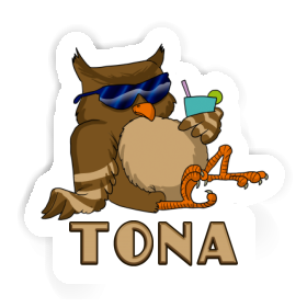 Tona Sticker Cool Owl Image