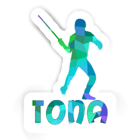 Sticker Fencer Tona Image