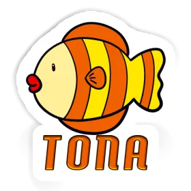 Fisch Aufkleber Tona Image