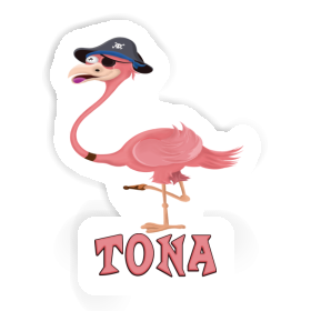 Tona Aufkleber Flamingo Image