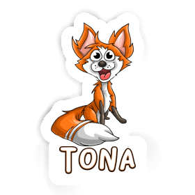 Renard Autocollant Tona Image