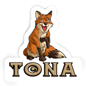 Renard Autocollant Tona Image